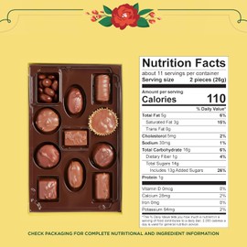 Whitman's Sampler Mother's Day Milk Chocolates Gift Box, 10 Ounce (22 Pieces)