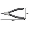 TONE Snap Ring Pliers (Straight Type for Shaft) SRPS-125 0.39