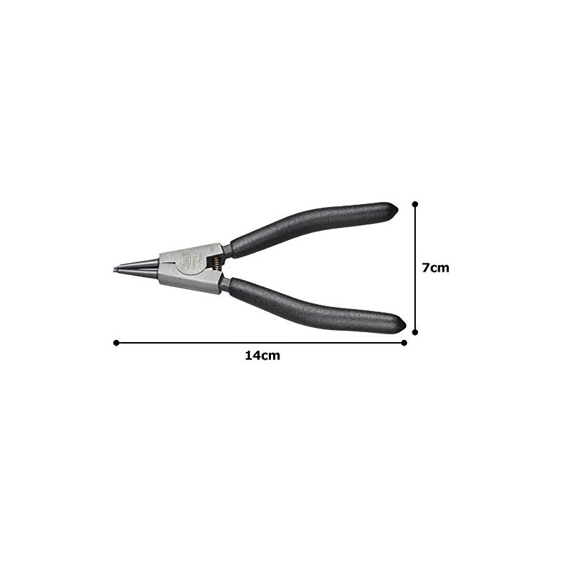 TONE Snap Ring Pliers (Straight Type for Shaft) SRPS-125 0.39