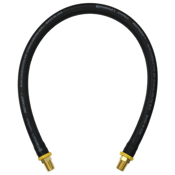 Short Air Compressor Hose: 1/4" Male NPT To 1/4" Male