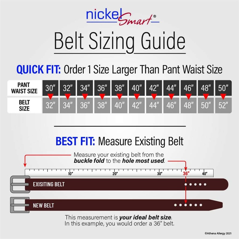 Nickel Smart Uptown Tan Belt (32")