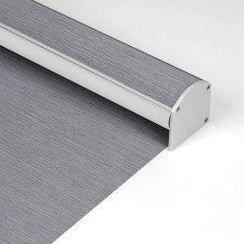 ZHENPIN Blackout Roller Shades for Windows Cordless Roller Blinds Roller Window Blinds Thermal Insulation Energy Saving Shadescolor: Grey, size: 27"W x 72"H