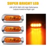 ALFU 40PCS Amber DC 12-24V LED Trailer Lights Side Marker