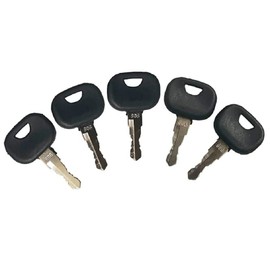 Liebherr John Deere 5pcs 606 Ignition Key for Crawler Excavator Ignition Switch Key Black Manual 5pcs