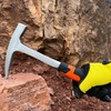 Rock Pick Hammer-31oz Geology Hammer with Ergonomic Handle – Stone
