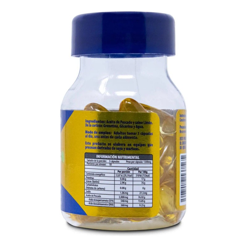 Omega 3 Epa 180/ Dha 120 C/30 Cápsulas Blandas Naturagel