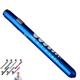 Mini Pen Torch Light SUPERTOOL Diagnostic Medical Penlight, Mini Reusable LED Penlight Flashlight Pen Torch for Home Outdoor Doctor Nurse EMT Emergency (Blue, 1 Pack),13.5cm