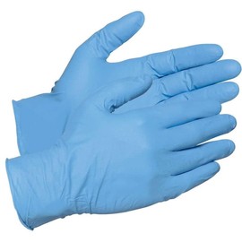 Gempler's 9-1/2"L, 4-mil Disposable Nitrile Gloves Bag of 500 (Large)