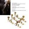 6Pcs Full Closed Guitar Tuning Key Accurate Fast Operation Stable