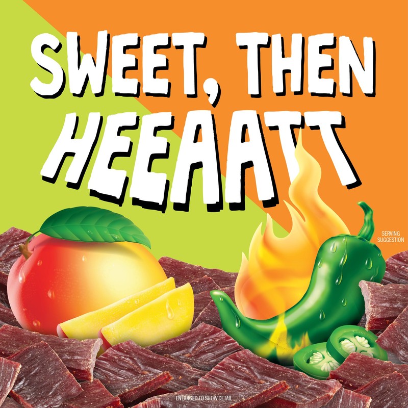 Jack Link's DUOs Jalapeño and Mango Beef Jerky, Shareable Under