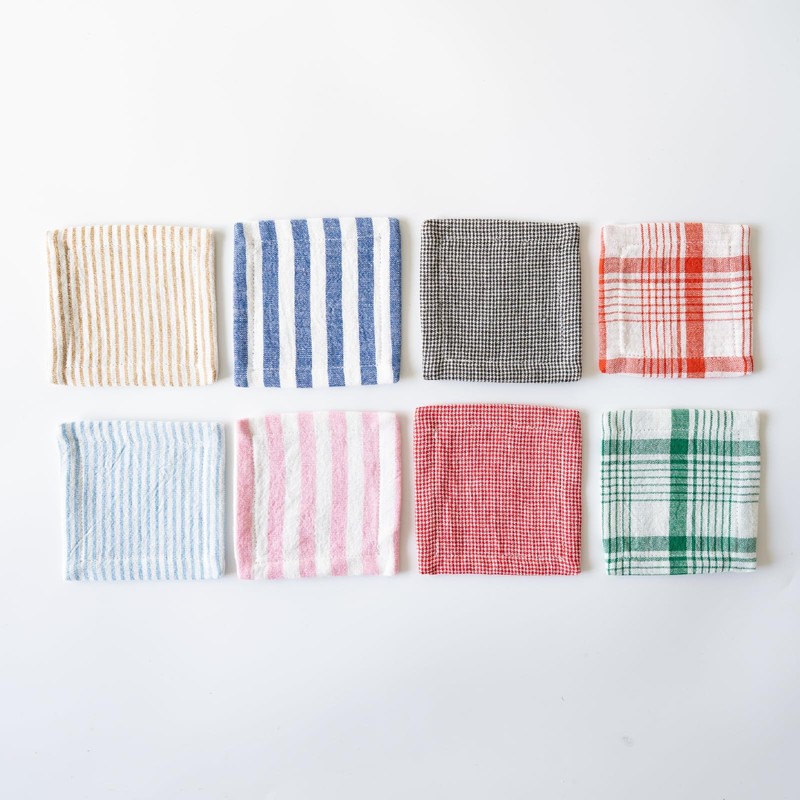 VETLER 100% Indian Cotton Coaster Set of 3 3 10