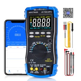 Multimeter Digital AP-770HC APP 6000Counts Auto/Manual Range Current Meter Multi Tester NCV Current Resistance Temperature Capacity Diode hFE Continuity Working Cycle