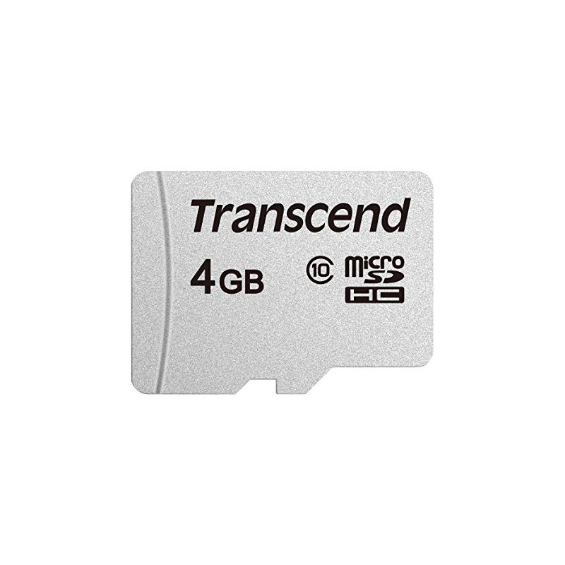 Transcend 4GB microSDHC Micro SD Card C10, Full HD Video