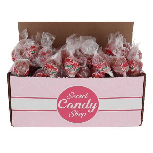 Tootsie Pops Lollipops 40 Lollies in a Box (Peppermint Candy Cane)