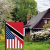 Trinidad and Tobago USA Friendship Garden Flag,18×12 inch Trinidad&Tobago Decor,Heavy
