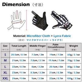 TRIWONDER Cycling Gloves Mountain Road Biking Riding Gloves Breathable Wear-Resisting Shock-Absorbing for Men and Women (Green - Full Finger, L)