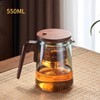 Glass Teapot With Wood Handle - Color: 750ML