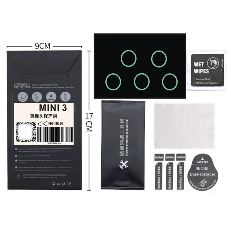 Hensych Lens Film + Sensor Protective Film Set for Mini