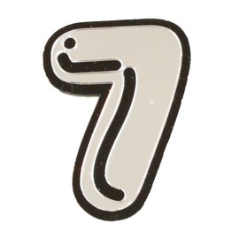 【オーサム/AWESOME】 ナンバーエンブレムチャーム 「7」 ASCM-7