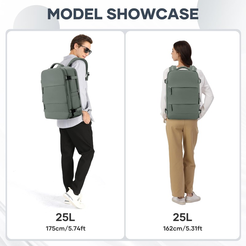 coowoz Travel Backpack For Women Men,Carry On Backpack,Hiking Backpack Waterproof