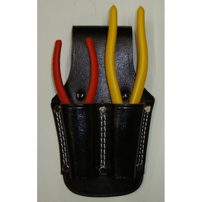 Kozuchi SP-G2 Black Floor Leather Pliers Holder for 8 Inches,