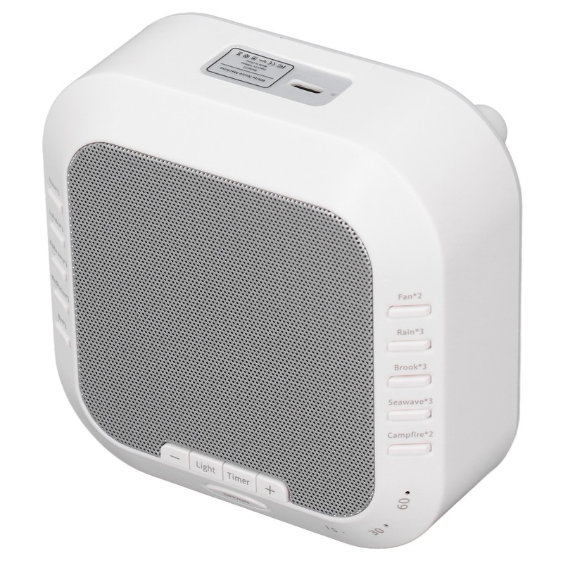 White Noise Machine 28 Sounds Portable Night Light Music Timing