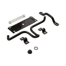 National Hardware N236-729 Stall and Gate Latch, 0, Black