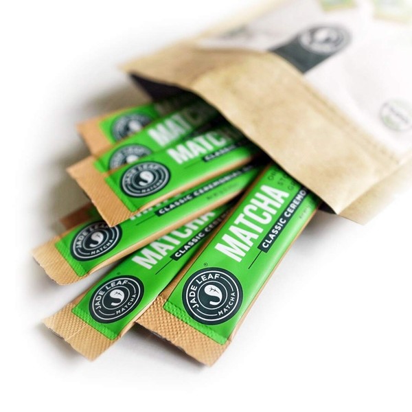 Jade Leaf Matcha Green Tea Powder - Organic Ceremonial Single