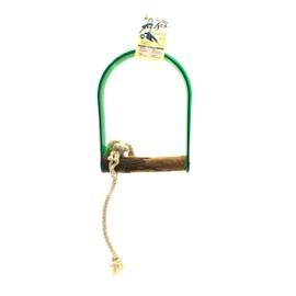 Polly's Hardwood Arch Swing for Birds, Large