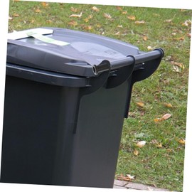 BUGUUYO 4pcs Trash Can Lid Latch Replacement for Outdoor Rubbish Bins Easy to Install for Trash Can and Weather Resistant