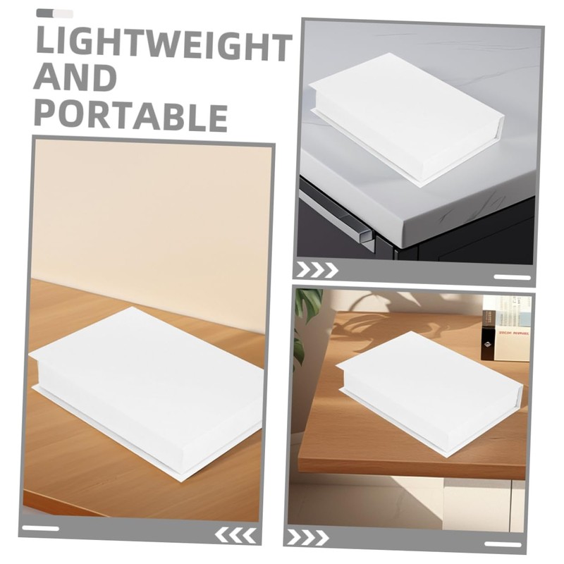 GLEAVI 3pcs Decorative Faux Books for Aesthetic Home Decor Lightweight