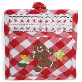 Gingerbread Man Potholder Gift Set