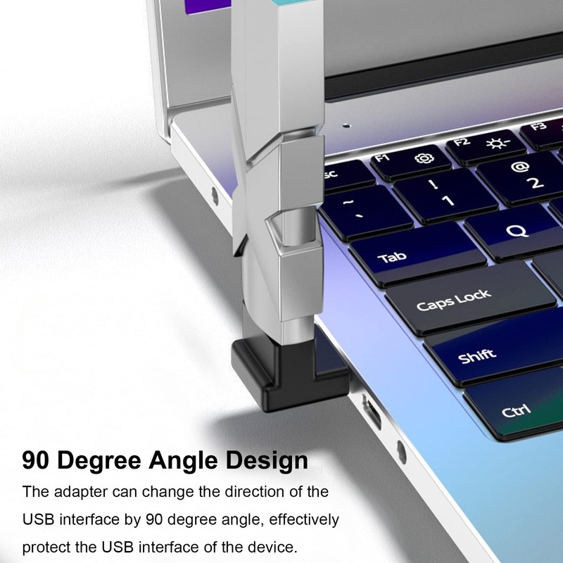 Jadebones 90 Degree USB 3.0 Adapter (4 Pack), Vertical Up