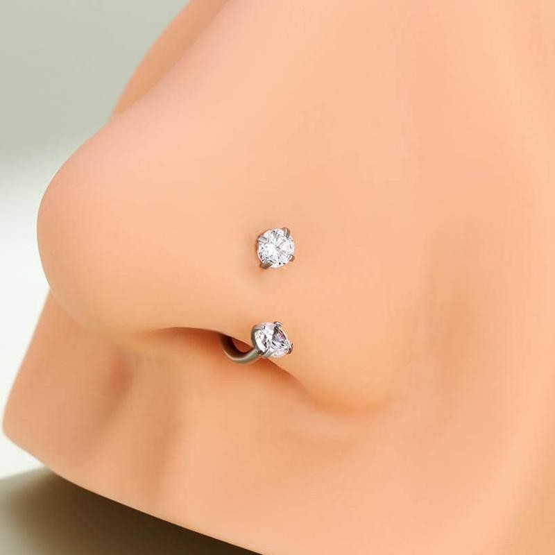 Oufer 18G/20G Horseshoe Internally Threaded & Threadless AAA+ Grade CZ