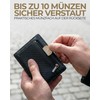 Lederhand iSlim Wallet - Smooth Leather Wallet with Money Clip