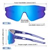 YuJian 3 pack Kids Sunglasses Youth Baseball Sunglasses for Boys