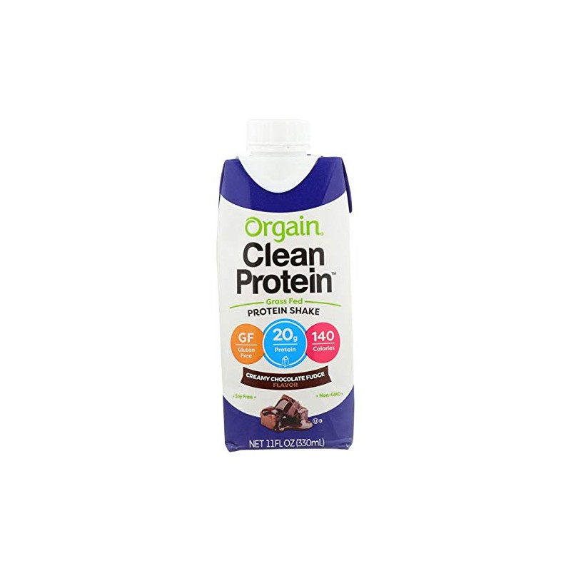 Orgain Whey Protein Shk Chocolate Fudge, 11 oz