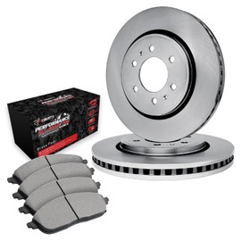 R1 Concepts Front Brakes and Rotors Kit |Front Brake Pads| Brake Rotors and Pads| Performance Off-Road Brake Pads and Rotors|fits 2003-2022 Toyota 4Runner, FJ Cruiser, Hilux, Tacoma