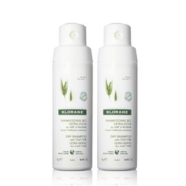 Klorane - Dry Shampoo Powder With Oat Milk - Eco Friendly Non-Aerosol Formula - Gentle Formula Instantly Revives Hair - Paraben & Sulfate-Free - 2 x 1.7 oz., 2 ct.