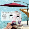 GLDDFDG 9Ft 6 Ribs Patio Umbrella Replacement Canopy (Canopy only),