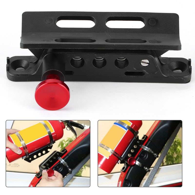 Extinguisher Mount Bracket Adjustable Fit for Jeep Wrangler Sport/ JK/