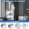 Towallmark Shower Panel Tower System, LED Rainfall Shower Panel Tower
