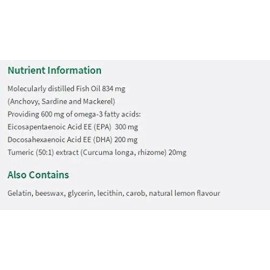 Omega 3 Cúrcuma Jamieson Cápsulas Blandas 75 Unidades Sabor Limón
