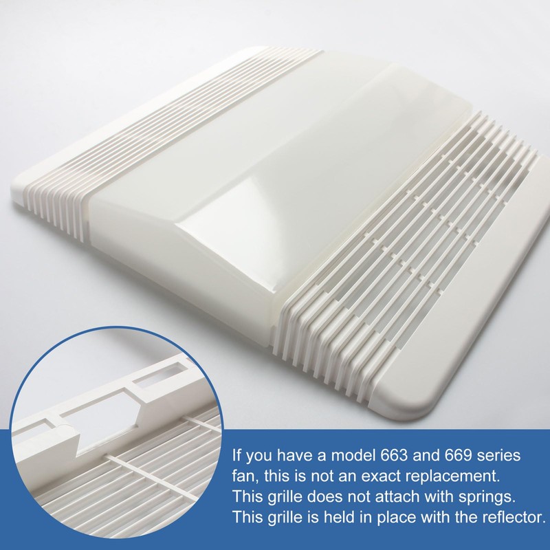 UYZO 85315000 Replacement Ventilation Fan Grille Lens For Broan Nutone
