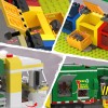 Hiweego City Garbage Truck Building Set, 3-in-1 811PCS Recycling Station