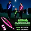 Samlior LED Reflective Belt Sash, Rechargeable LED Light Night Safety