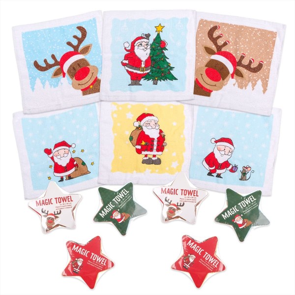 MIK funshopping Set of Magic Washcloths, Magic Cloth, Magic Towel,