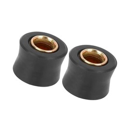 Hihaha 2pcs Motorcycle 10mm Rear Shock Absorber Cushion Rubber Ring Bush Durable Material