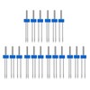 18pcs Sewing Machine Double Needle with Plastic Box Threader Simple