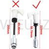 VHEUHZ Bonnet Lock 4556337 Lock Cylinder 2x Keys Compatible with